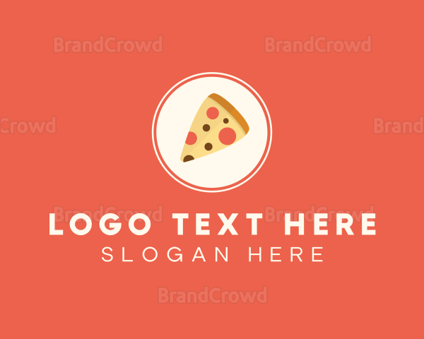 Pizza Slice Restaurant Logo