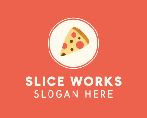 Slice - Pizza Slice Restaurant logo design