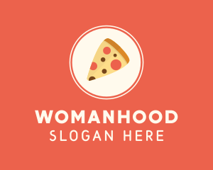 Hungry - Pizza Slice Restaurant logo design