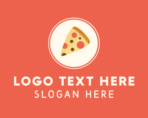 Pizza Slice Restaurant Logo