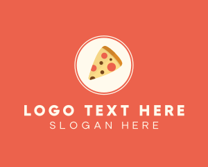 Pizzeria - Pizza Slice Circle logo design