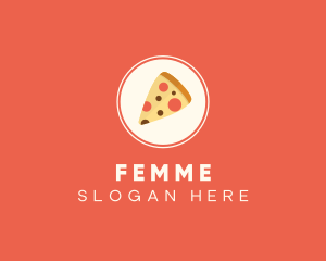 Pizza Slice Restaurant logo design