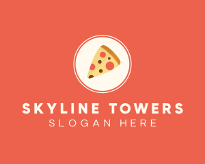 Pizza Slice Restaurant logo design