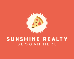 Pizza Slice Restaurant logo design