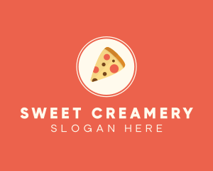 Pizza Slice Restaurant logo design