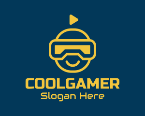Game Stream - Virtual Reality Avatar logo design