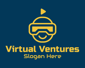 Virtual Reality Avatar logo design