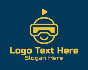 Mobile Game - Virtual Reality Avatar logo design