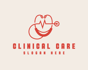 Heart Stethoscope Pulse logo design