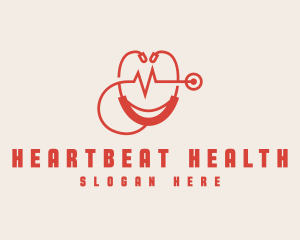 Cardiovascular - Heart Stethoscope Pulse logo design