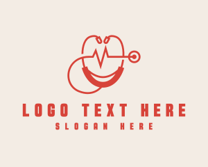 Heart Stethoscope Pulse Logo