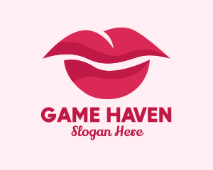 Makeup Artist - Pink Feminine Lips logo design