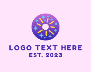 Birthday - Colorful Starry Zero logo design