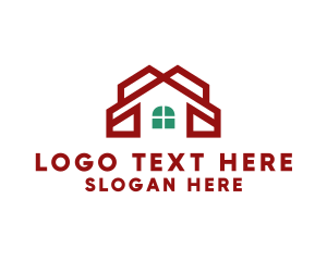 Land - Red House Windows logo design