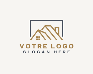 Roofing - Roofing House Leasing logo design
