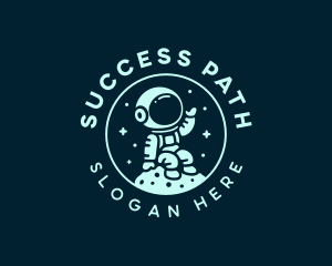 Coaching - Astronaut Leadership Coach logo design