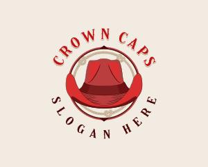 Headwear - Cowboy Fedora Hat logo design