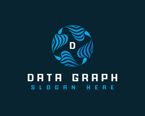 Circle Data Technology logo design