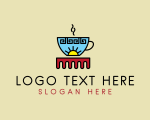 Ethnic Coffee Mug Logo