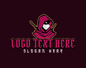 Ninja - Ninja Katana Warrior logo design