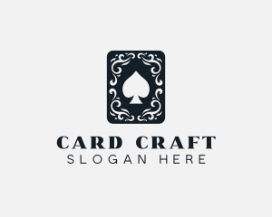 Card - Decorative Spade Card logo design