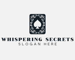 Decorative Spade Card logo design