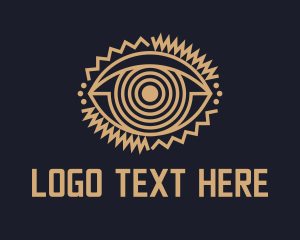 Hieroglyph - Ancient Mystical Eye logo design