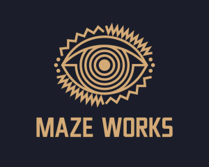 Ancient Mystical Eye  logo design