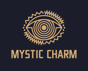 Amulet - Ancient Mystical Eye logo design