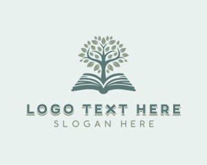 Library - Tutoring Review Center logo design