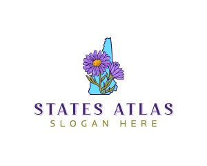 Floral Aster New Hampshire logo design