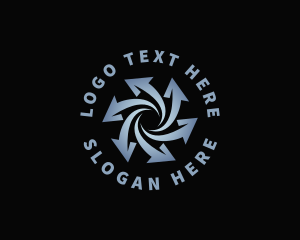 Management - Logistics Courier Arrow logo design