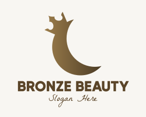 Bronze Moon Crown logo design