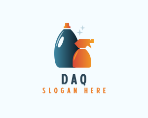 Disinfection - Cleaning Sprayer Sanitation logo design