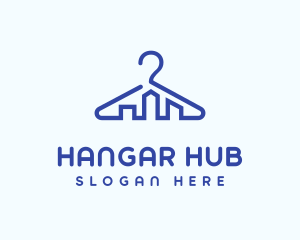 Hanger - City Laundry Hanger logo design