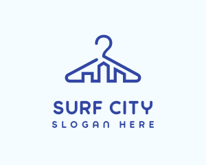 City Laundry Hanger logo design