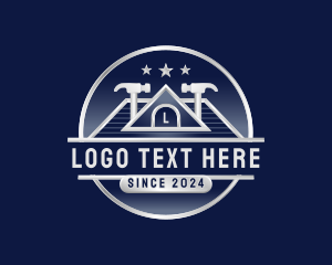 Construction - Hammer Roofing Construction logo design