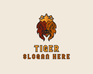 Gaming - Lion King Royalty logo design