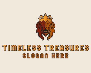 Iconic - Lion King Royalty logo design