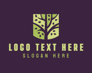 Eco Garden Tree Logo