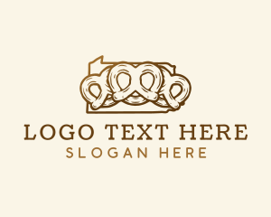 Food Industry - Pennsylvania Pretzel Snack logo design