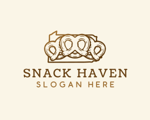 Pennsylvania Pretzel Snack logo design