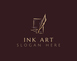 Calligraphy - Quill Feather Calligraphy logo design