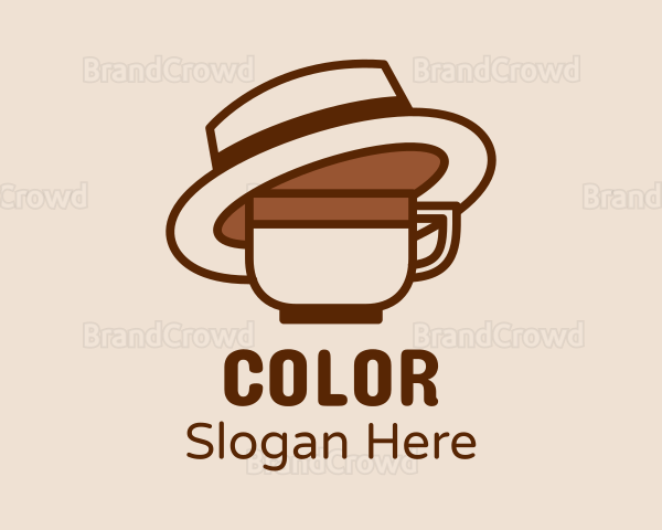 Coffee Cup Fedora Logo