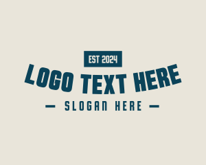 Outdoor - Curved Business Store logo design