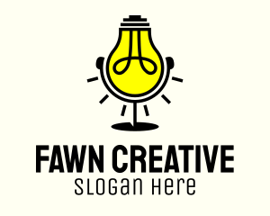 Lightbulb Creative Podcast logo design