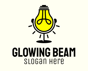 Fluorescent - Lightbulb Creative Podcast logo design