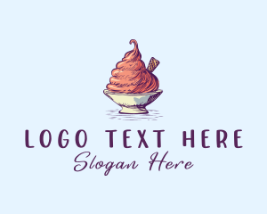 Sweet Ice Cream Logo