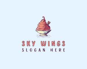 Sweet Ice Cream Logo