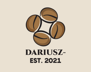 Barista - Brown Coffee Beans logo design